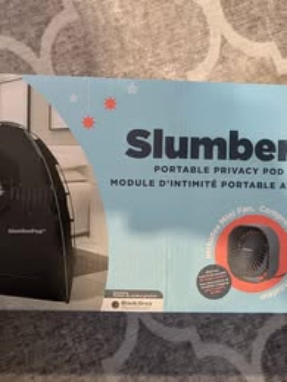 New in box! SlumberPod Combo with Fan Blackout Portable Privacy Pod